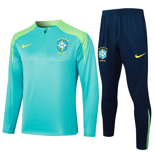 2024-25 Brazil Trainingsuit Turquoise