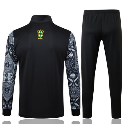 2024-25 Brazil Trainingsuit Grey