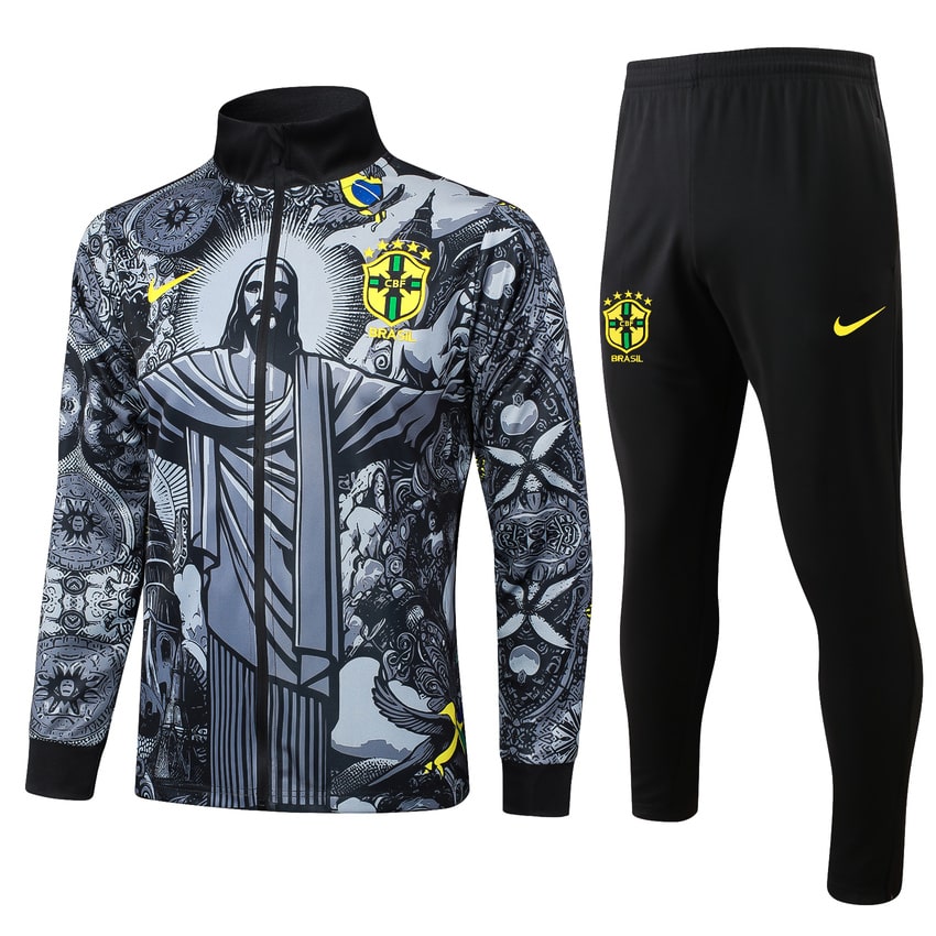 2024-25 Brazil Tracksuit Grey