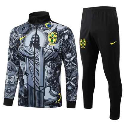2024-25 Brazil Tracksuit Grey