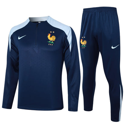 2024-25 France Trainingsuit Dark Blue
