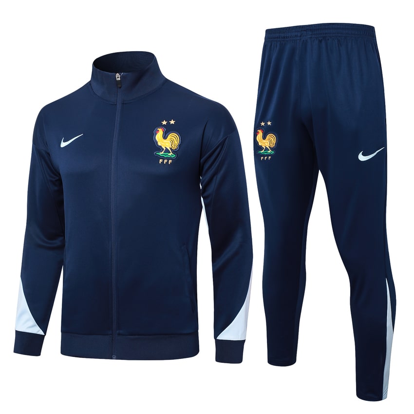 2024-25 France Tracksuit Dark Blue