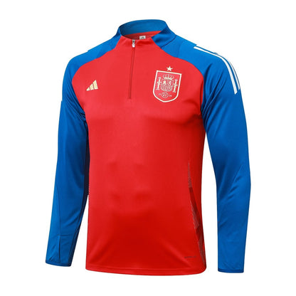 2024-25 Spain Trainingsuit Red Blue