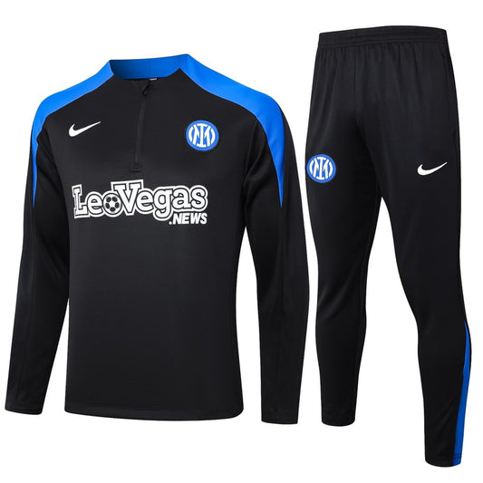 2024-25 Inter Milan Trainingsuit Black