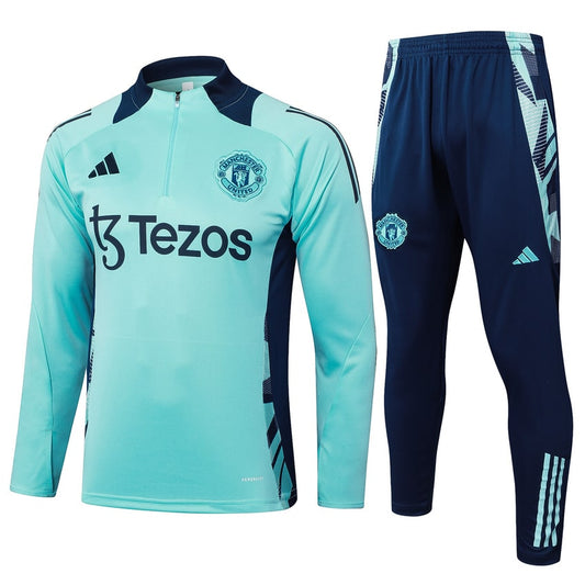 2024-25 Manchester United FC Trainingsuit Turquoise