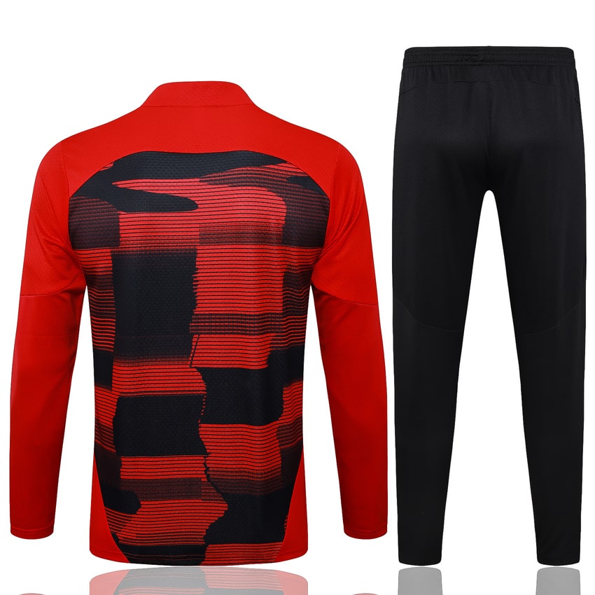 2024-25 AC Milan Trainingsuit Red