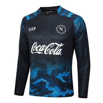 2024-25 SSC Napoli Trainingsuit Black Blue