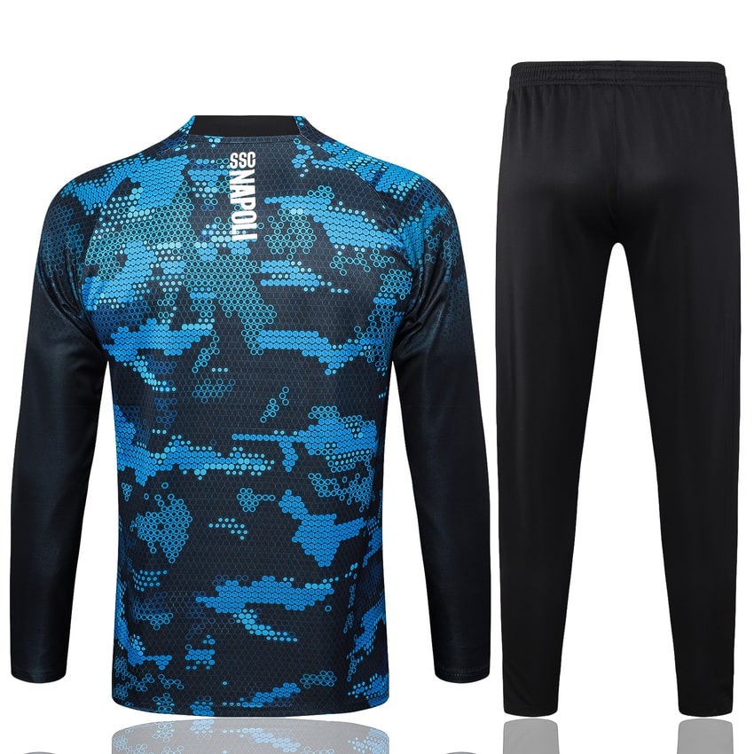 2024-25 SSC Napoli Trainingsuit Black Blue