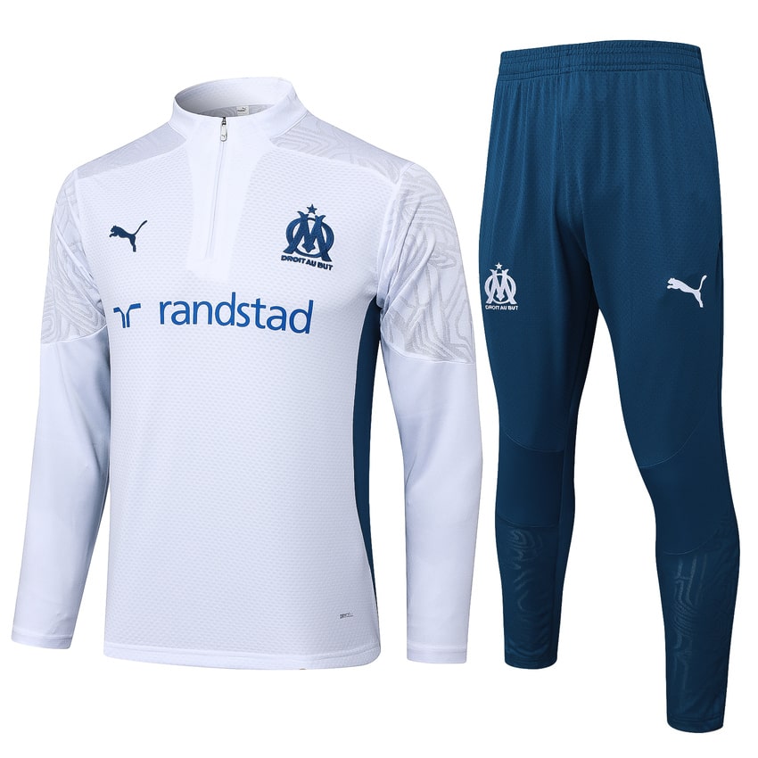 2024-25 Olympique de Marseille Trainingsuit White
