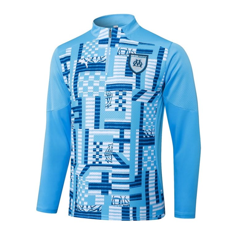 2024-25 Olympique de Marseille Trainingsuit Blue