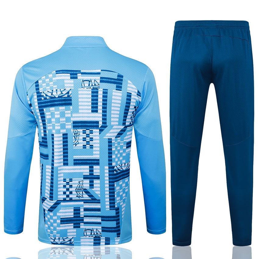 2024-25 Olympique de Marseille Trainingsuit Blue