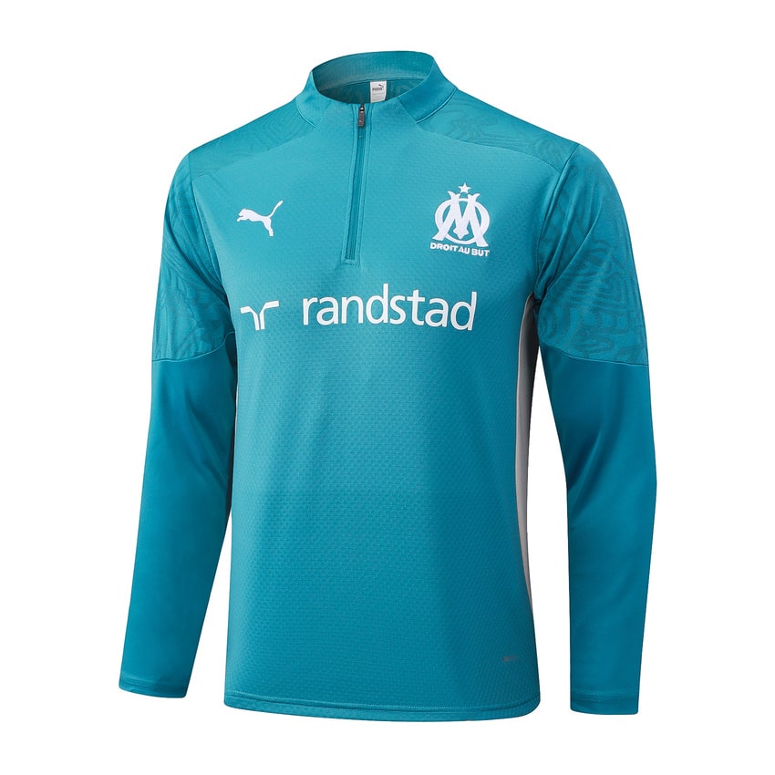 2024-25 Olympique de Marseille Trainingsuit Turquoise