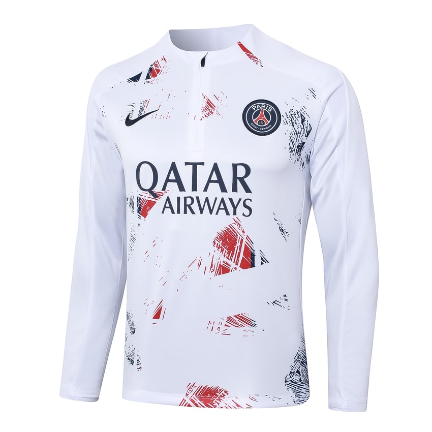 2024-25 PSG Trainingsuit White Blue