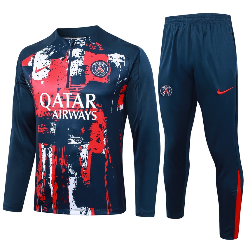2024-25 PSG Trainingsuit Blue Red
