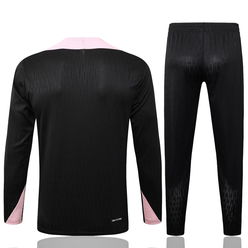 2024-25 PSG Tracksuit Black Pink