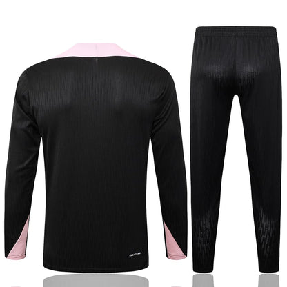 2024-25 PSG Tracksuit Black Pink