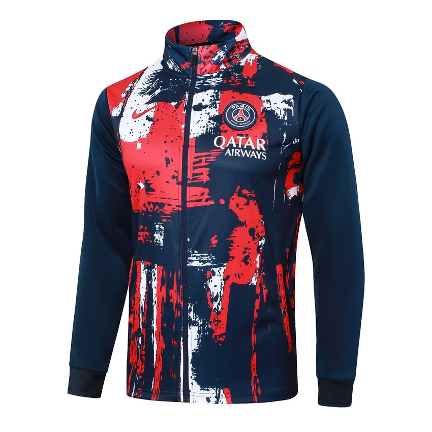 2024-25 PSG Tracksuit Blue Red