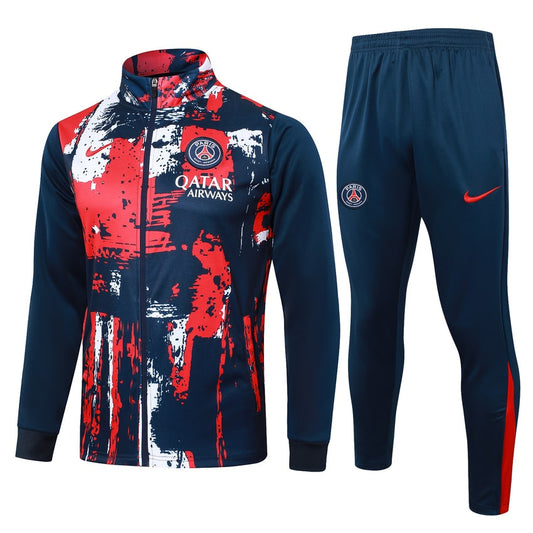 2024-25 PSG Tracksuit Blue Red