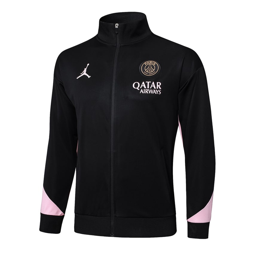 2024-25 PSG Tracksuit Black Pink