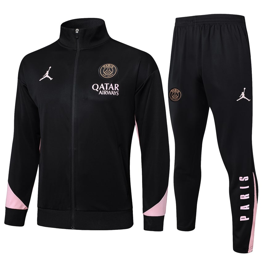2024-25 PSG Tracksuit Black Pink