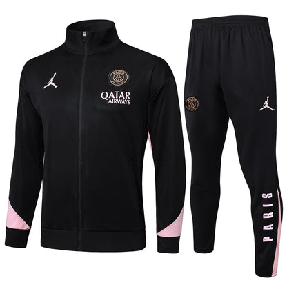 2024-25 PSG Tracksuit Black Pink