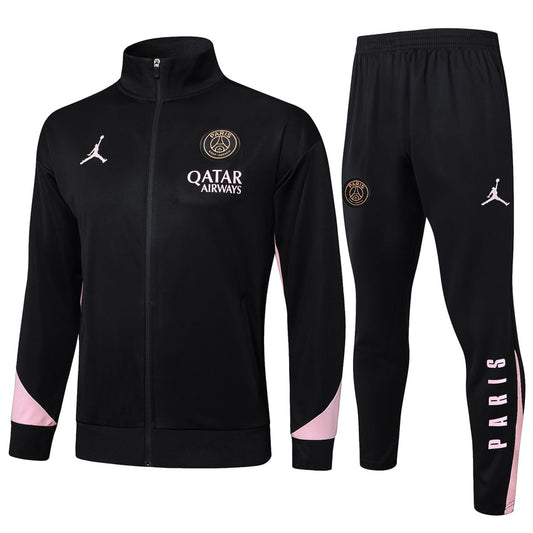 2024-25 PSG Tracksuit Black Pink