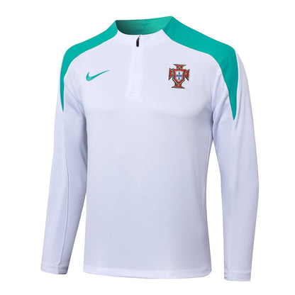 2024-25 Portugal Trainingsuit White Green