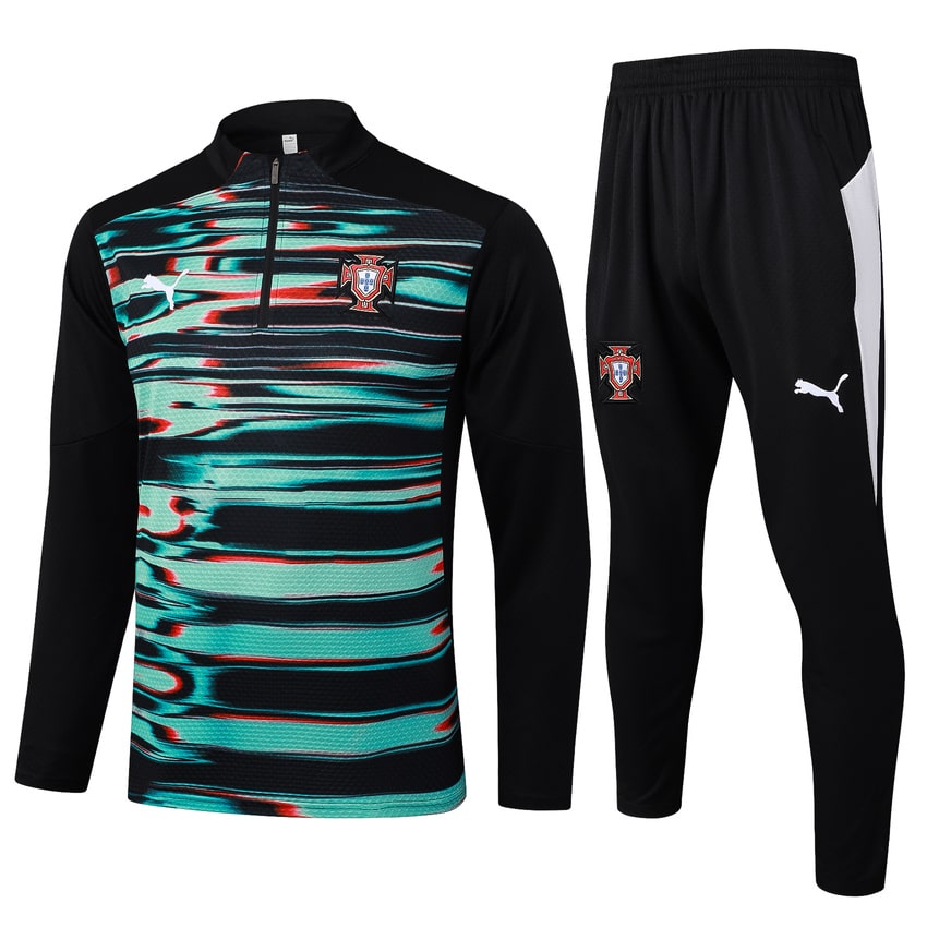 2024-25 Portugal Trainingsuit Green Black