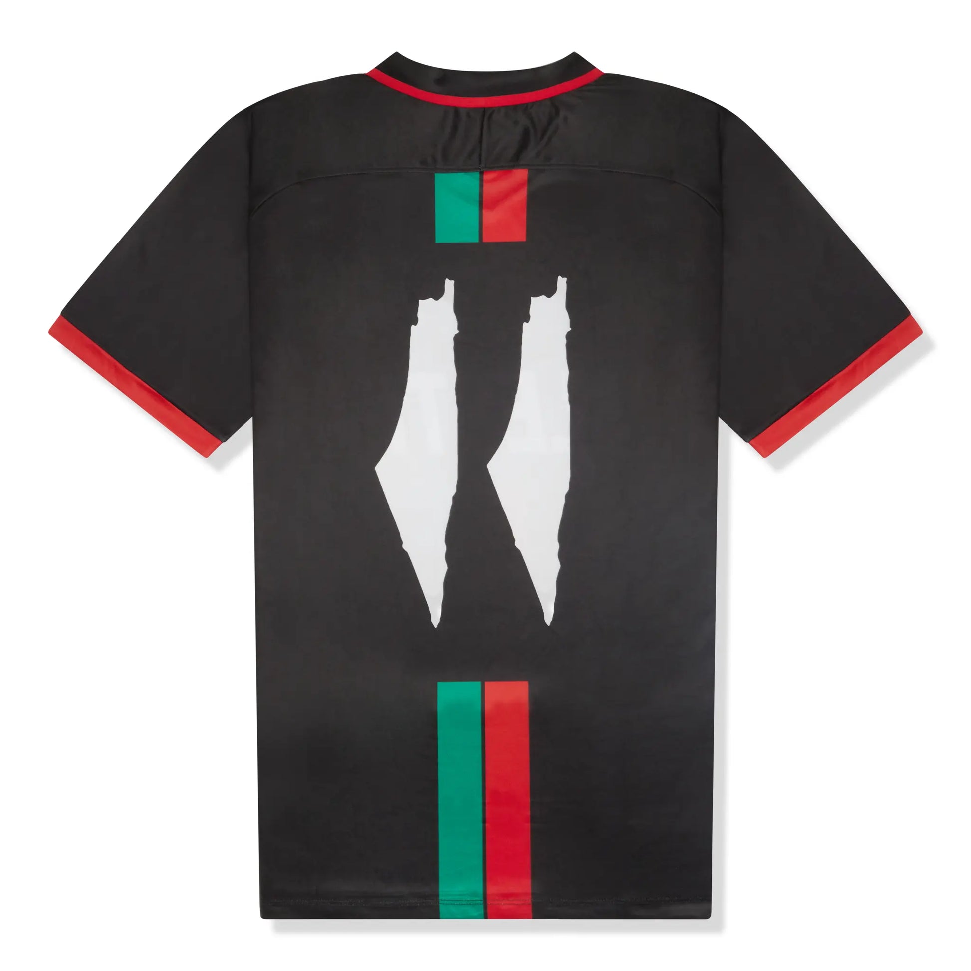 FC Palestina Palestine Red Green Stripe Arabic Black Football T Shirt
