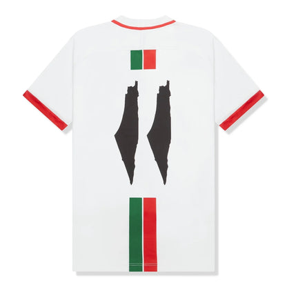 FC Palestina Palestine Red Green Stripe Arabic White Football T Shirt