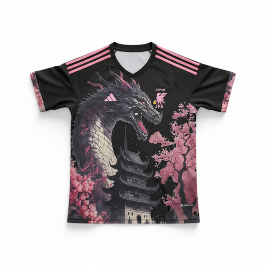 Japan Sakura Dragon Flat Lay 3D Mockup
